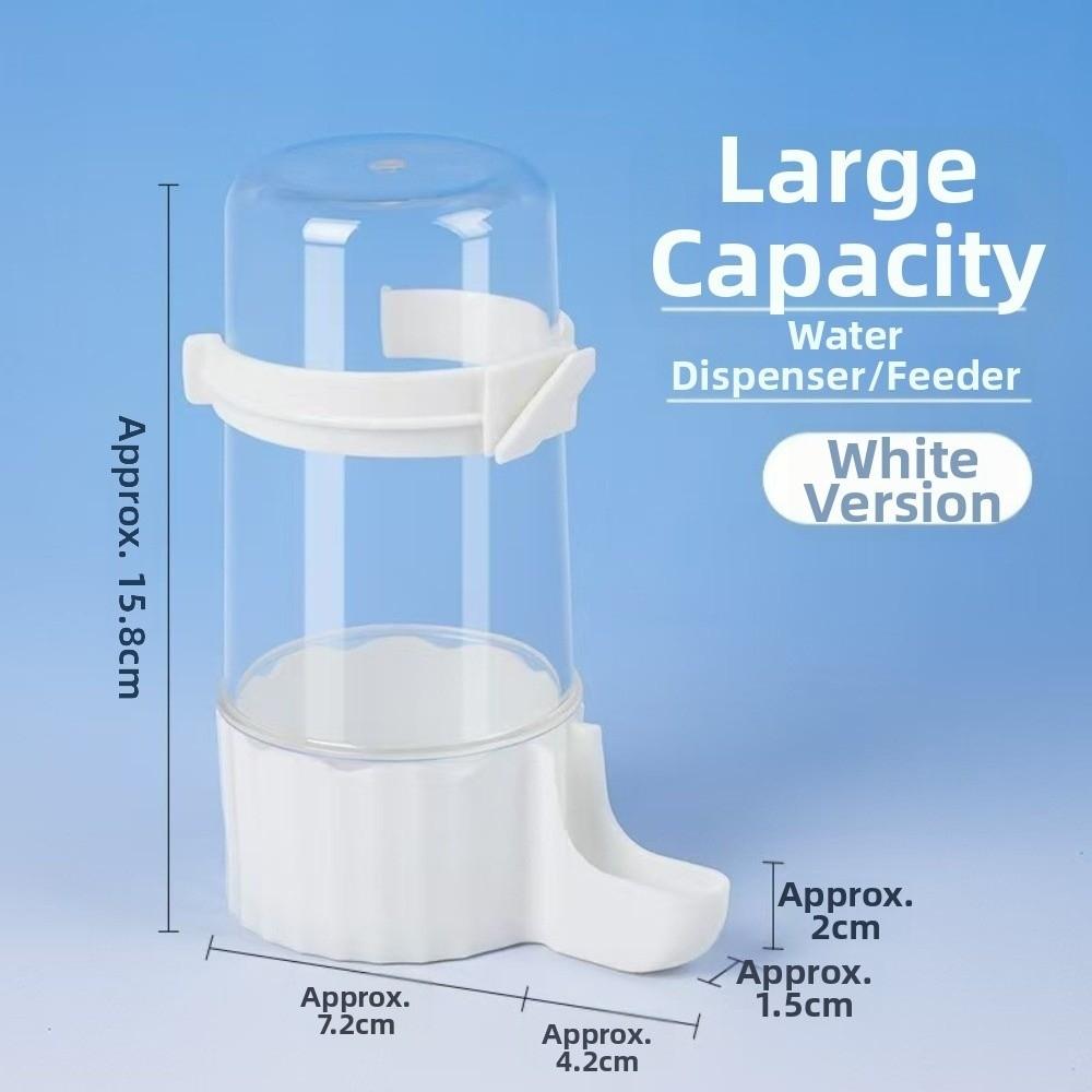Dual Purpose Pet Bird Feeder Automatic Small Pet Waterer New Water Dispenser  Cage Accessories