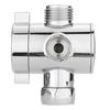3 Way Shower Diverter Adapte 1/2” with Hand Shower Cradle for Bathroom Hand Shower Hardware Accessory for Home Daily Use