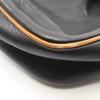 Used CELINE Macadam Shoulder Bag leather Black Brown Used Women