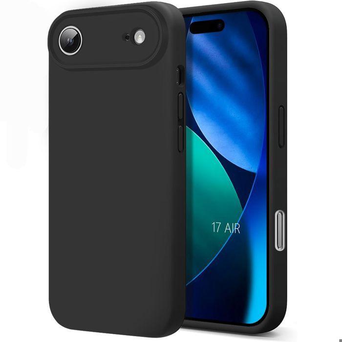 Coque de Protection - BOOLING - iPhone Air - Silicone Souple Anti-Rayures Antichoc - Noir
