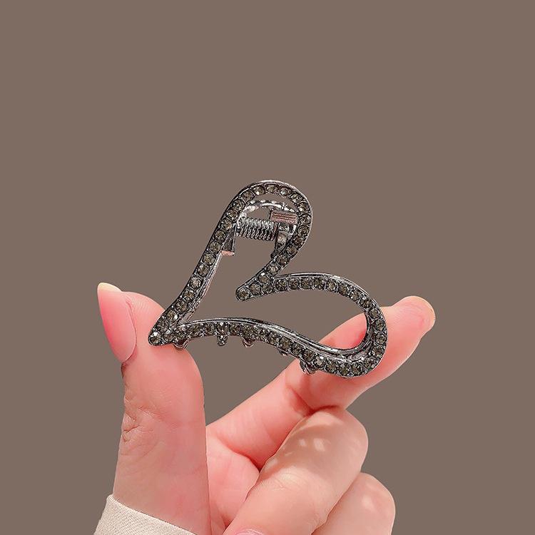 Cute Black Medium Rabbit Ears Hairpin for Short Hair