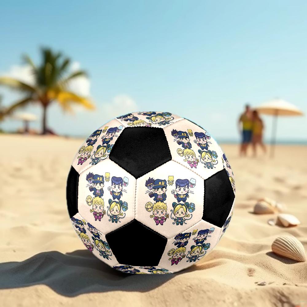 1pc JoJos Bizarre Adventure Football Soccer Ball Size 5 Indoor Soccer Ball Fashion Colorful  Backyard Game -Great For Sports Fans Gift HE7