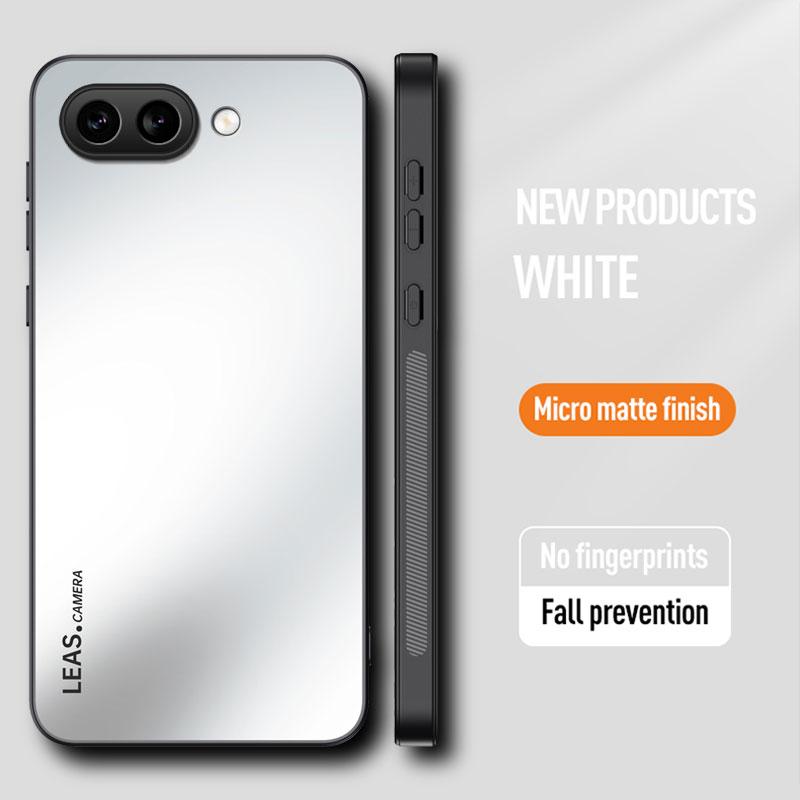 

Противоударный AG матовый мягкий TPU+PC матовый чехол для задней крышки для Google Pixel 9A Pixel9A чехол для телефона For Google 9A белый