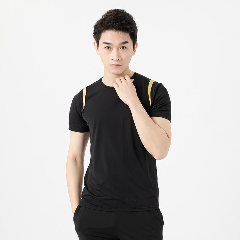 Unisex Summer Ice Silk Round Neck T-shirt - Cool, Comfortable, Loose Fit, Plus Size Available