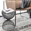 Light Luxury Wrought Iron Coffee Table Sofa Side Table Modern Minimalist Coffee Table Bedside Corner Table Living Room Balcony