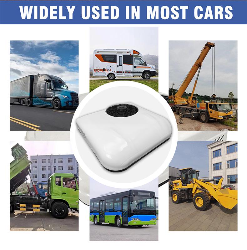 12V/24V Electric Scroll Car Air Conditioner for RVs, Trucks, and Food Trucks