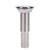 Connecteur Traversant de Coque pour Yacht Acier Inoxydable 316 Barbillon Droit Raccord Traversant pour Tuyau de 3/4 Pouce de Diamètre Intérieur