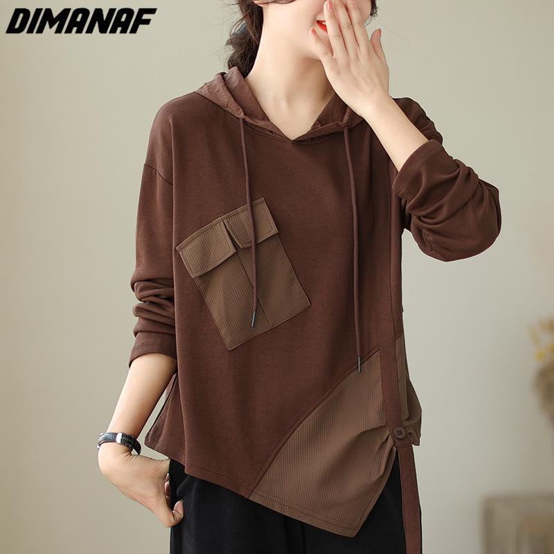 DIMANAF 2023 Plus Größe Pullover Pullover Herbst Oversize Frauen Muster Asymmetrische Pullover Feste Volle Hülse Stricken Lose Pullover