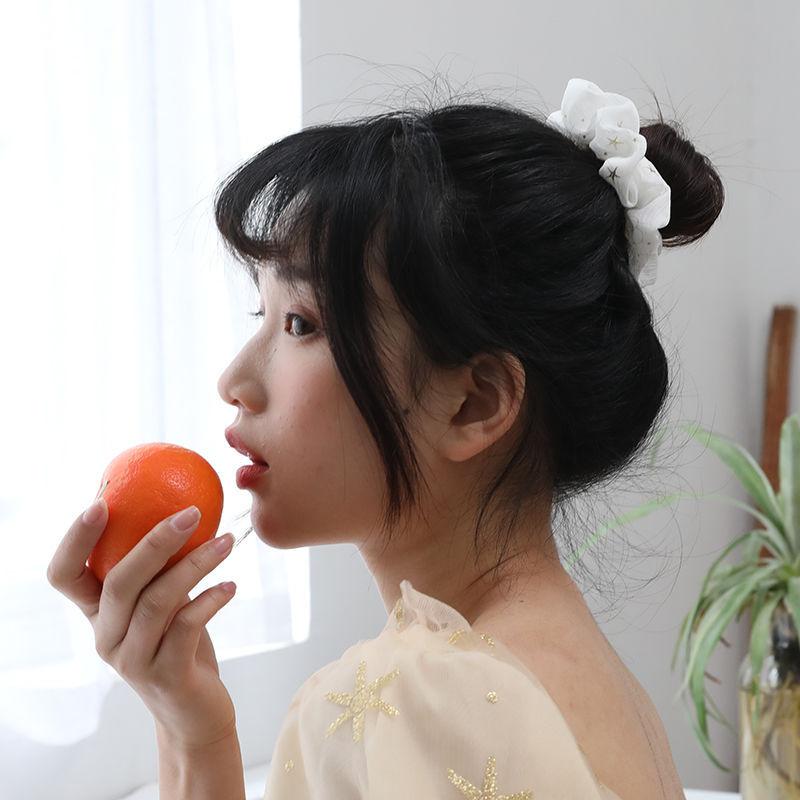 Starry Sky Hair Ring Headdress Simple Star Head Rope Fabric Large Intestine Ring Tied Hair Rope