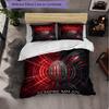 Set Lenzuola AC Milan Modello 3 Pezzi Morbida Copripiumino in Microfibra con Federe per Camera da Letto