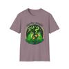 Unisex Softstyle T-Shirt Whimsical Frogs Tea Party Magical Pond Scene