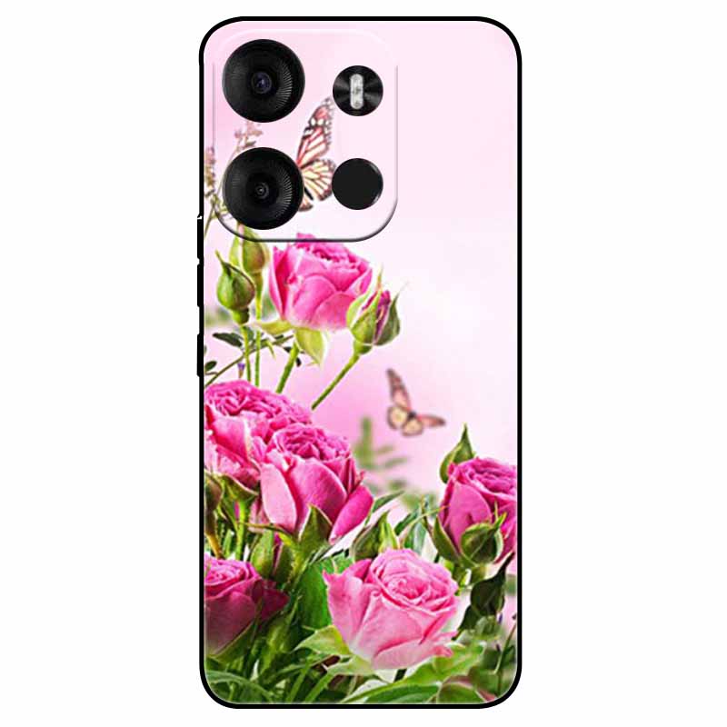 For Tecno Spark Go 2023 Case TPU Fashion Lovely Silicone Back Cover For Tecno Pop 7 Pro BF7 Funda Shockproof Pop7pro 7Pro Capa