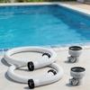 Pool Filter Hose Drain Pipe Flexible Pool Pump Pipe Fittings Quickly Connect Hose for Backwashing Vacuuming Filtration