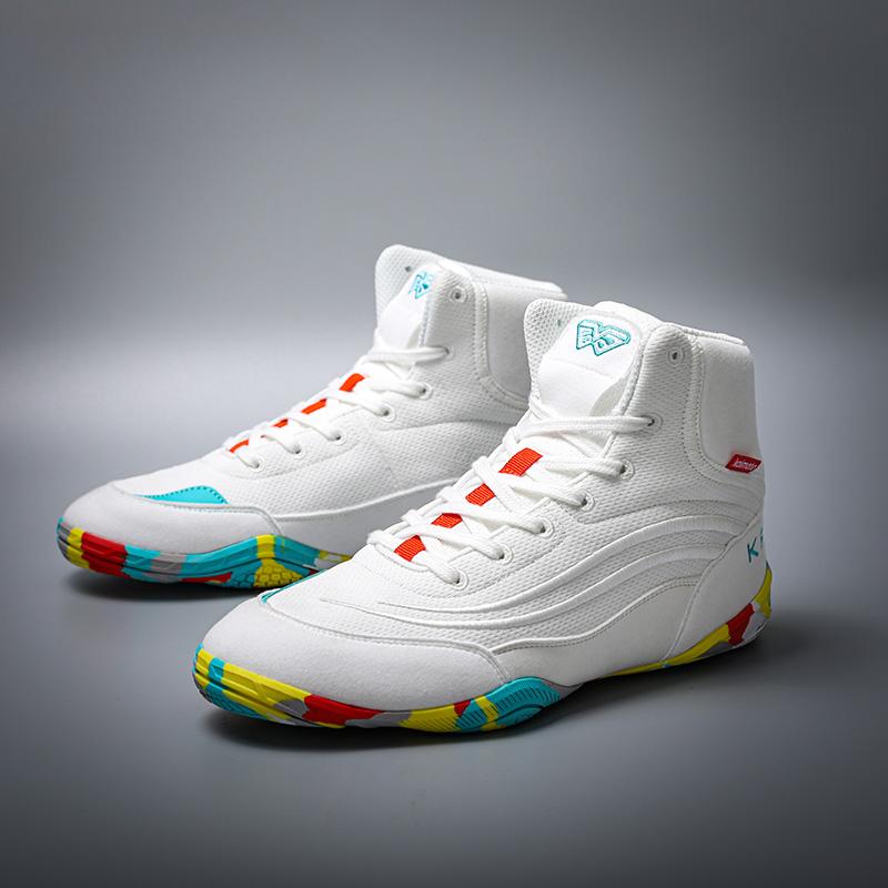 Professional Gym Wear Resistant Non-slip Leisure Sports Shoes Multi-functional Training Shoes Boxing Wrestling Fighting Shoes