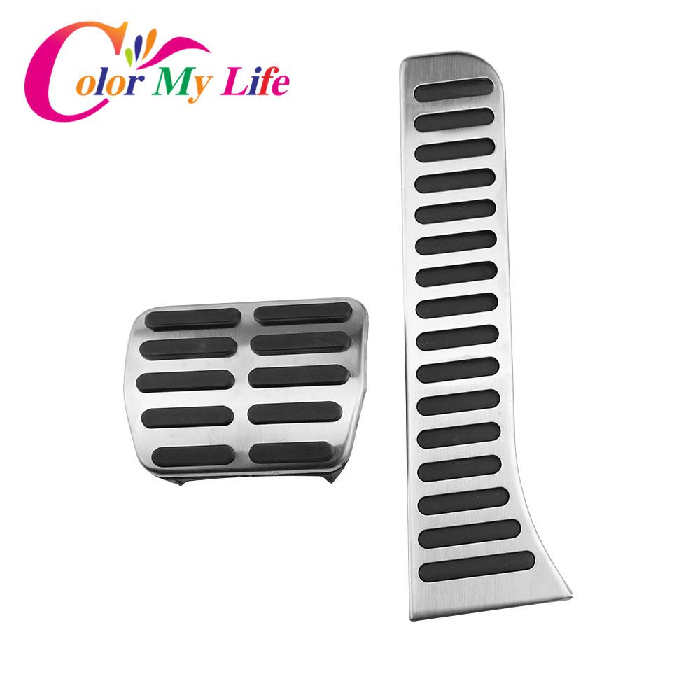 

Цвет My Life RHD автомобильные педали тормоза и акселератора для VW Volkswagen Golf 6 Scirocco Jetta MK5 MK6 PASSAT для Skoda