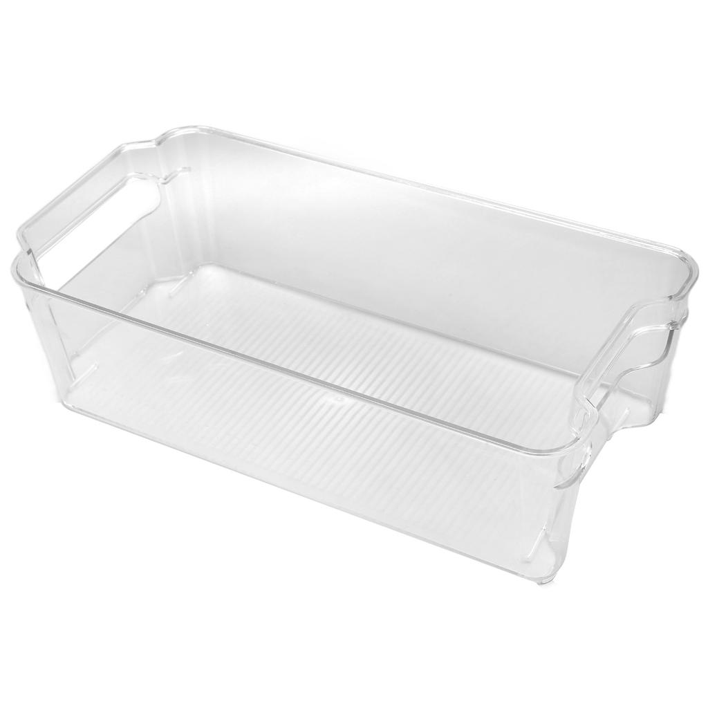 Refrigerator Storage Container PET Large Capacity Visual Design Safe Harmless Food Storage BoxSmall