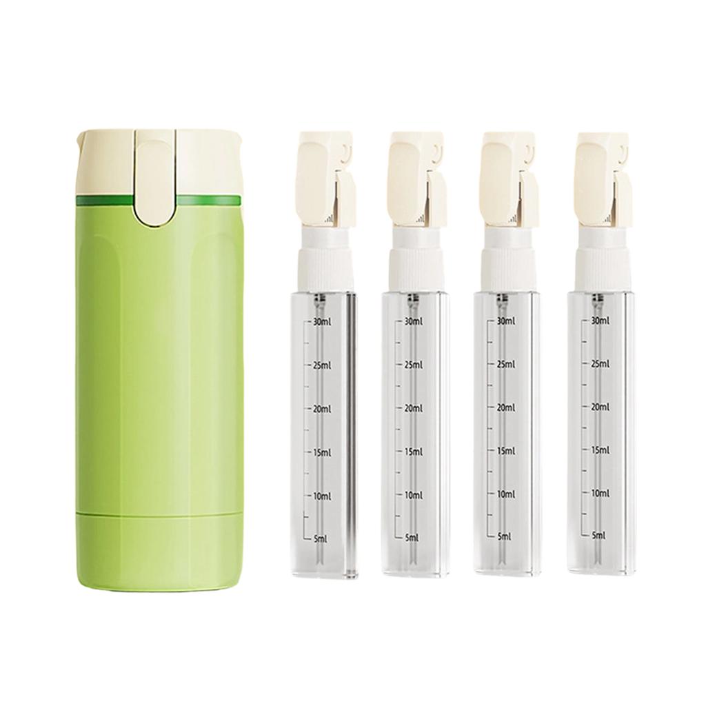 4-in-1 Travel Toiletries Bottle - Refillable, Leak-proof, Portable Container Suitable For Shampoo, Lotion, Conditioner, And Face Cream.
