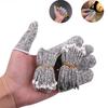 10 Stück Anti-Schnitt-Fingerlinge Daumenschutz-Ärmelüberzug Fingerhaut-Spitzenhandschuhe für Küche Garten