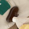 Fashion commuting retro heightening thick baseplate shoes women's 2025 new autumn and winter casual versatile round head bread shoes