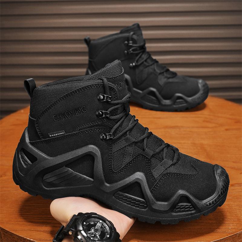 Working Shoes for Men Shoes Big Size Tactical Military Boots Men Dress Boot Mens Shoe Gothic Men's Boots to Work Shose Man Ankle