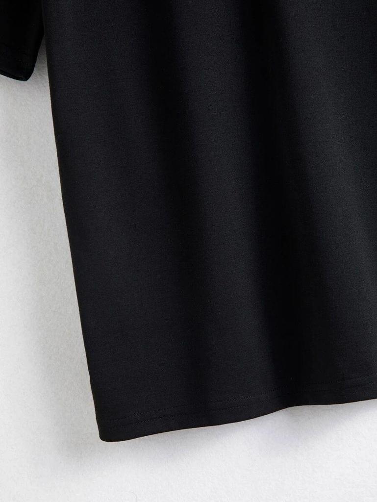 2025 Women's Casual Loose-Fit European & American High Street Printed Short Sleeve T-Shirt Trend Top