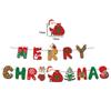 Cartoon Christmas Balloon Flag Decoration Christmas Tree Xmas Cake Flag  New Year