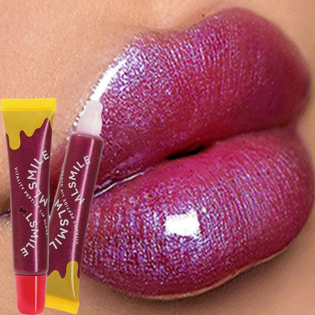 1pc Soft Tube Mirror Lip Gloss Clear Oil Nude Brown Plumping Lip Gloss Moisturising Transparent Lipgloss Beauty Cosmetics Makeup