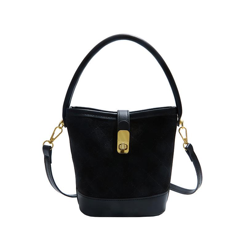 Fashionable Handbag Retro Bucket Bag Simple Shoulder Bag Trendy and Fashionable Crossbody Bag