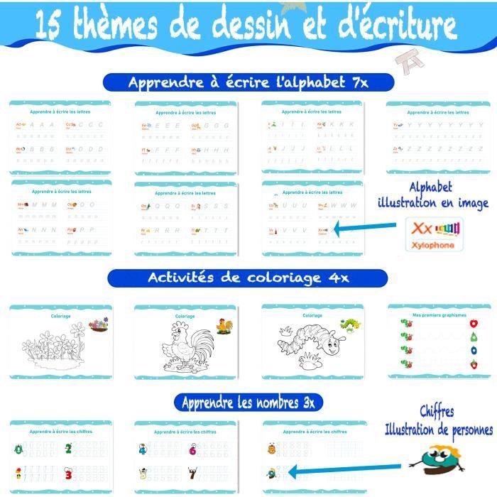 Jouet enfant - MARAYAN - Busy Board - Jeu éducatif - Apprentissage Alphabet - Motricité 3-5 ans