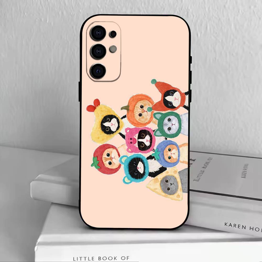 

Мягкий Силиконовый Черный Чехол Кот Чехол для Телефона для Samsung S25/S24/S21/S22/S23/S30/Ultra/S20/Plus/Fe - Прочный Защитный Чехол Samsung S24Plus