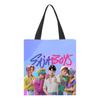 Girls Group Poster Printed Canvas Bag  Style Fan Support Zipper Handbag Women's Bag