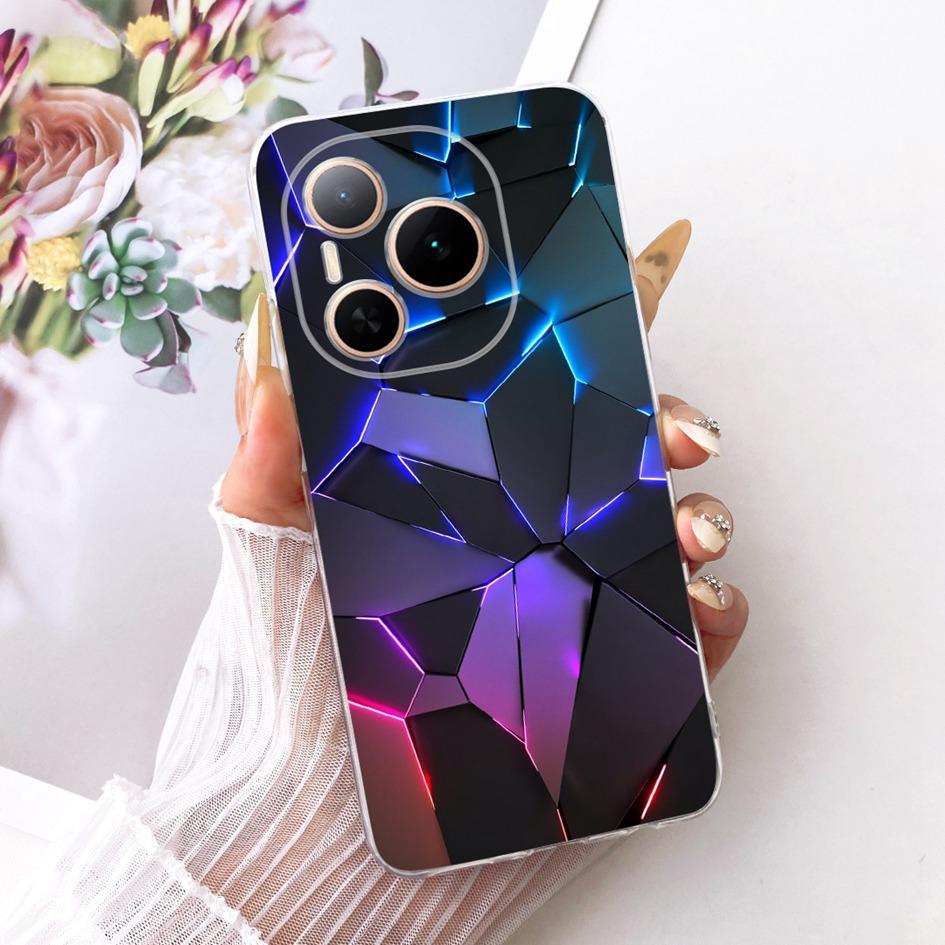 For Honor Power 5G Case DVD-AN80 DVD-AN00 Shockproof Cover Fashion Flower Marble Soft Silicone Fundas For Honor Power 2025 Coque