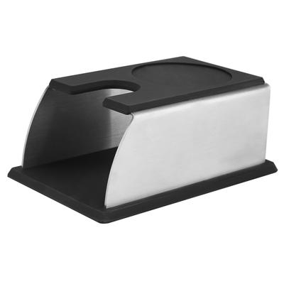 Black Stainless Steel Anti Rust Durable Coffee Tamper Base Stand Rack