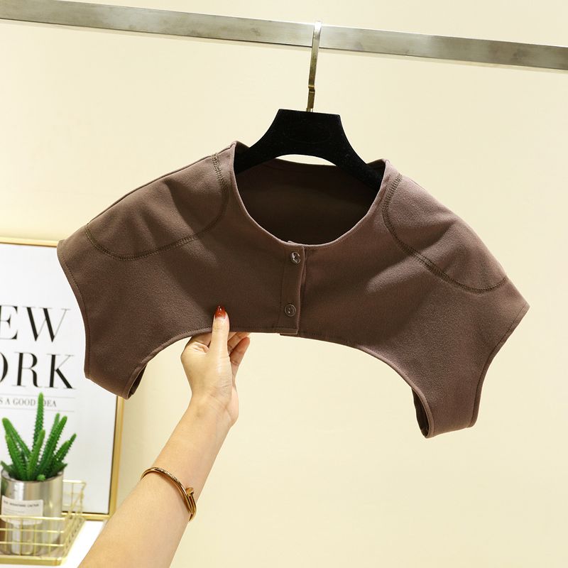 

Зимняя флисовая термозащита плеч Женский жилет Dralon для сна и послеродового периода Защита от холода для среднего и пожилого возраста Шаль при периартрите плеча Brown sleeveless XL (Recommendation 140-165)