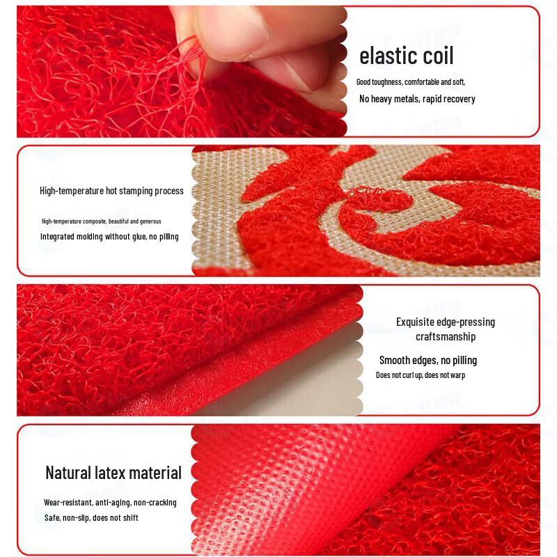 PVC Anti-slip 'Welcome' Coil Entrance Doormat
