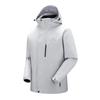 Goose down liner three-in-one down jacket men's and women's outdoor charge jacket anti-splashing ski jacket hooded casual jacket