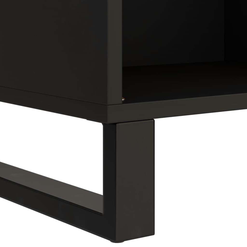 Side Table 85 X 33 X 75 Cm Reclaimed Solid Wood