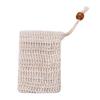 Natural Ramie Shower Exfoliator Sponge Pouch Drawstring Hanging Soap Mesh Bag