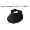 Upf50+ Wide Brim Visor Hat For Women Straw Beach Sun Visor Foldable Ponytail With Uv Protection Summer Straw Hat Beach Hats