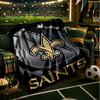 Who Dat Nation Football Blanket Lightweight Flannel Bedding Blanket Perfect for Travel, Camping, Living Rooms, Offices, Sofas, Fan Christmas gift