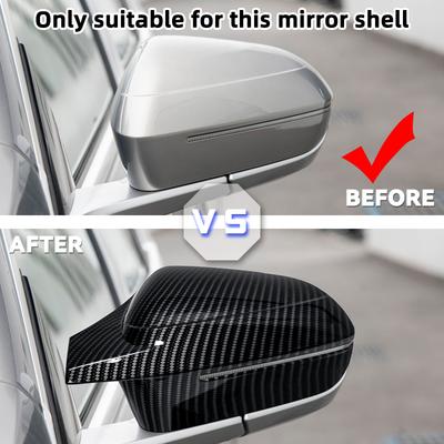 Spiegelkap Achteruitkijkspiegel Koolstofvezel / Zwart voor BMW 5 7 I5 I7 Serie G60 G61 G68 G70 M3 G90 Auto Accessoire