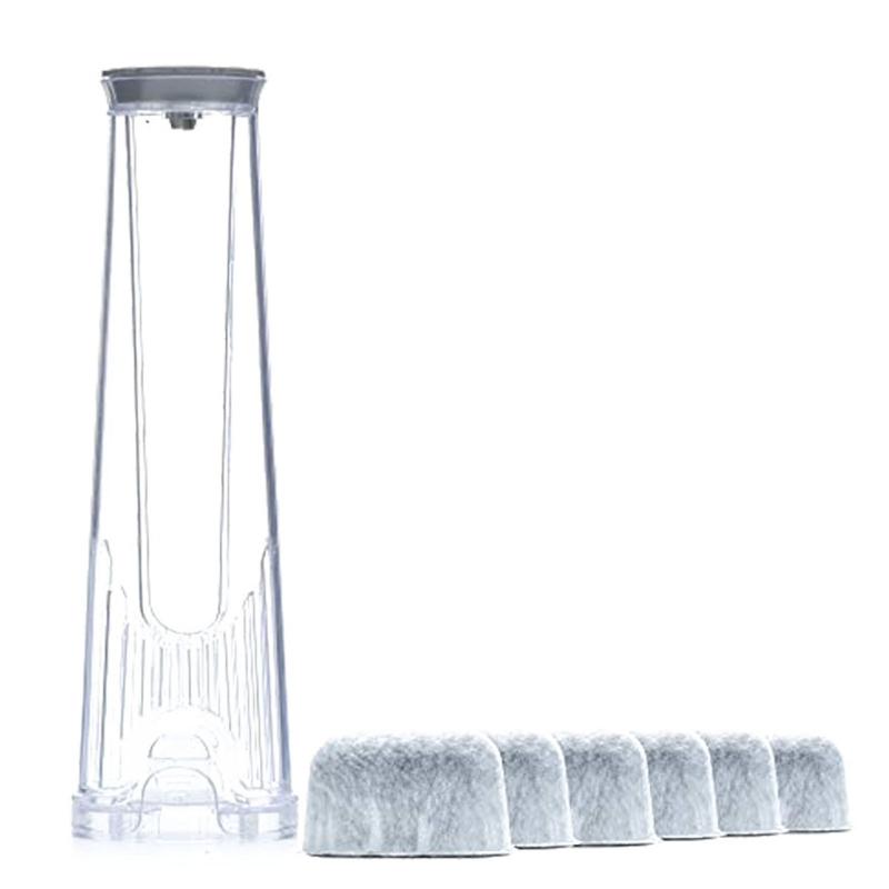 6Pieces Water Filter Pods Kitchen Appliance Part Filter Storage Holder Coffee Improvement Filter for Coffee Makers 1