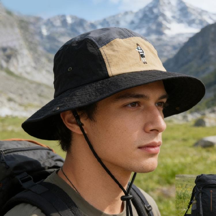 Outdoor-Hut mit Schnelltrocknungstechnologie und Sonnenschutz, verstellbarer, faltbarer Fischerhut für verschiedene Anlässe