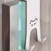 Hook behind the door Shelf No punching Kitchen cabinet Door Wall hanging Hanger Storage Clothes Hat Key Artifact Door Hooks