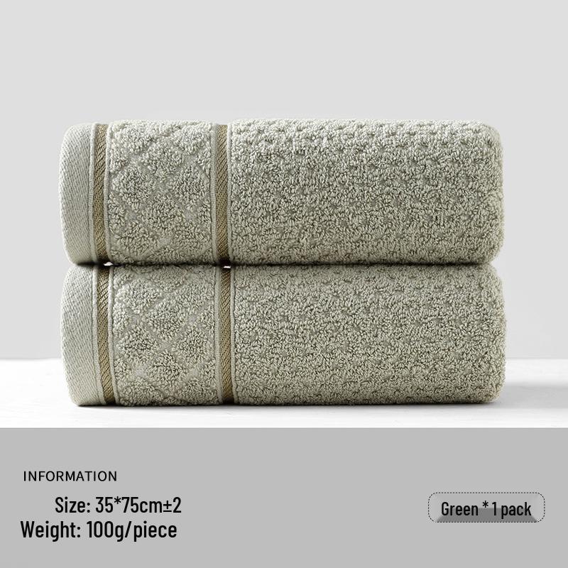 Pure Cotton Jacquard Absorbent Washcloth - All Seasons Soft Towel