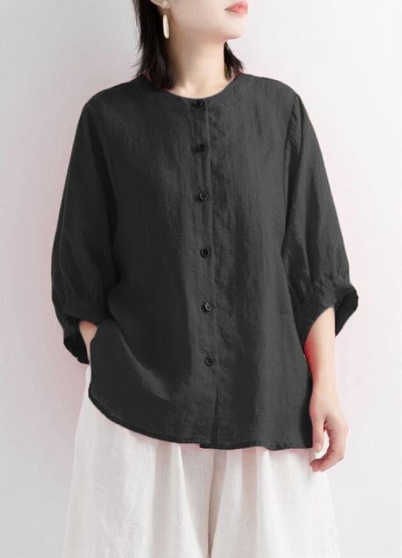 [Emptio] Smart Casual Women's Shirt/Blouse (M) Black