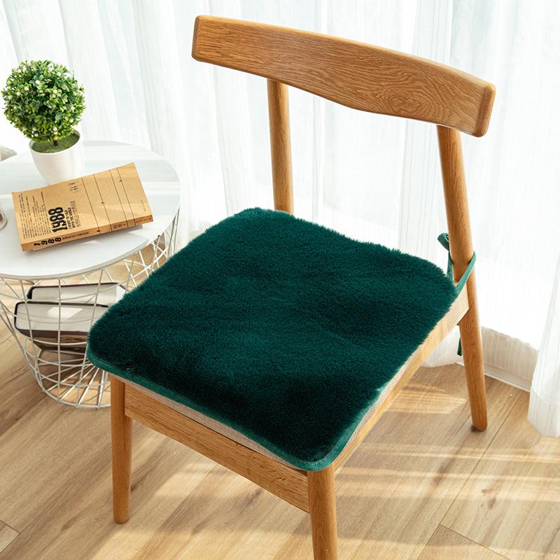 Thickened and Warmth In Winter Office Long-term Seating Chair Cushion Home Living Room Fart Pad Anti-slip Chair Cushion Winter