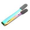 Steel Ice Tong Cube Clips With Silicone Antislip Dessert Sugar Head Barbecue For Kitc R0O9