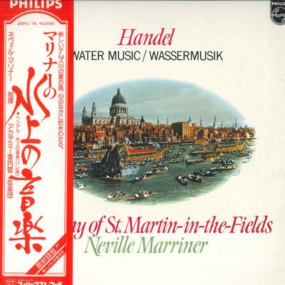 LP-Schallplatte NEVILLE MARRINER, ACADEMY OF ST. MA - Händel: Wassermusik 25PC76 PHILIPS 1980 Japan Obi Klassisch Gebraucht