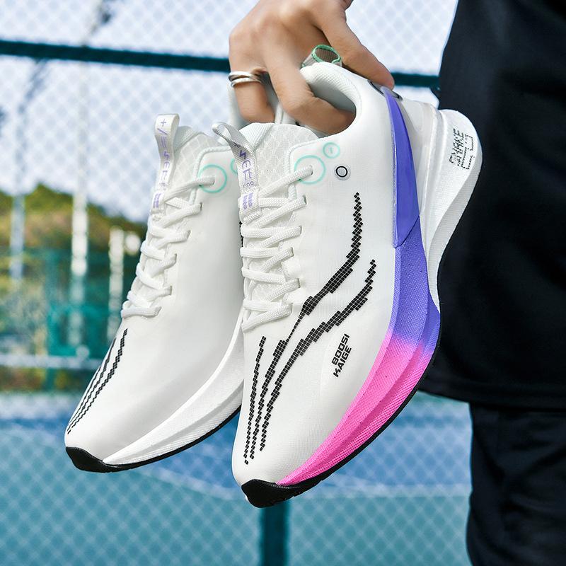 Running Shoes Men's Red Rabbit 8pro New Ultra-light Carbon Board Professional Air Cushion Racing Sports Training Sports Running Shoes Shock Absorption